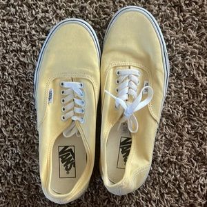 Yellow Vans authentic